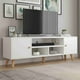 thumbnail image 1 of Mueble Con Repisa Para Tv Centro De Entretenimiento Vintage Color Blanco, 1 of 7