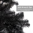 thumbnail image 4 of Árbol de Navidad Sunnyglade PVC negro 1.2 m con Soporte de metal, 4 of 6