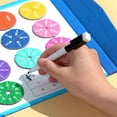 thumbnail image 4 of Fiudx Juego de Fracciones Magnéticas, Herramienta Interactiva de Aprendizaje de Fracciones, Demostrador Visual de Descomposición, Ayuda para Sumar y Restar, para Uso En Casa y En La Escuela, Regalo p, 4 of 6