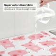 thumbnail image 6 of Easygdp Kawaii Pigs Microfiber Absorbent Dish Drying Pad,Kitchen Drying Mat,Can Be Hung, Strong Water Absorption Capacity,Quick Drying, 6 of 9