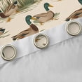 thumbnail image 4 of Homewish Retro Mallard Black Out Curtains,Rustic Farmhouse Cabin Curtains Pack of 2 (42x63 Each),Brown Green Bedroom Curtains For Kids,Super Cozy Room Decor, 4 of 6