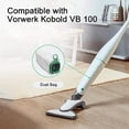 thumbnail image 5 of Replacement parts set, filter bag and motor protection filter for Vorwerk Kobold VB100 FP100 cordless vacuum cleaner, 5 of 10