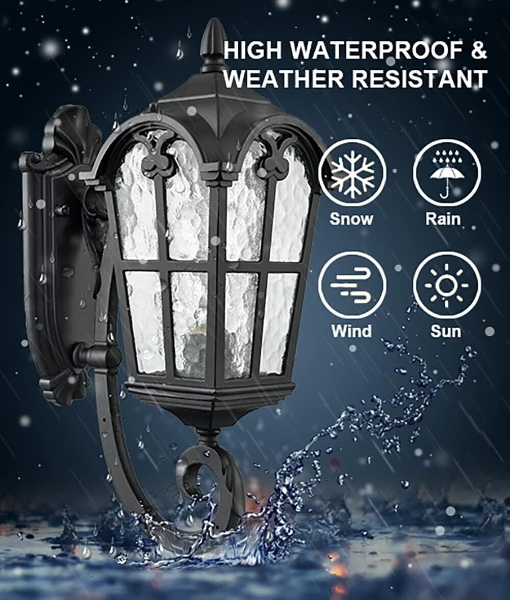 Outdoor Wall Light Fixture Exterior Wall Lantern for Front Porch Garage Patio