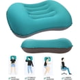 thumbnail image 4 of Durable Tpu Coated Fabric Pillow, Ultralight Inflatable Camping And Travel Companion, Quick Inflate Deflate For Spontaneous Adventures, Ergonomic Neck Support, Soft Elastic, 4 of 8