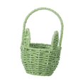 thumbnail image 4 of Esquirla Easter Flower Basket Empty Portable, Easter Decoration, Easter Egg Basket Wedding Flower Girl Basket for Holiday Green, 4 of 8