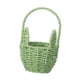 thumbnail image 4 of Cesta de Pascua con forma de conejito, cesta de flores con asa, vacía, decoración de Pascua, huevo de Pascua Verde, 4 of 9