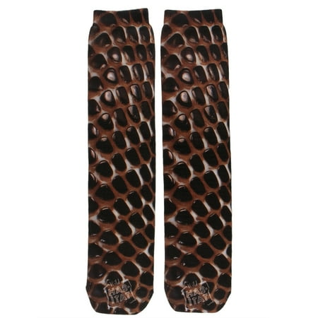 

Snake Pattern Sublimated Socks - One Size