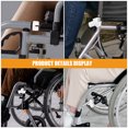 thumbnail image 4 of 5Pcs Wheelchair Seat Rail Guide Replacement Wheelchairs Supports Guide Transport Chairs Parts, 4 of 8