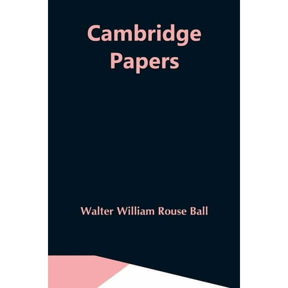 Cambridge Papers, (Paperback)