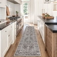 thumbnail image 3 of GLATTICE Runner for Hallways 2x8 Tan Vintage Floral Runners Non-Slip Washable Kitchen Runners Soft Printed Retro Distressed Flower Entryway Runner Rug for Bedroom Laundry Room, 3 of 9