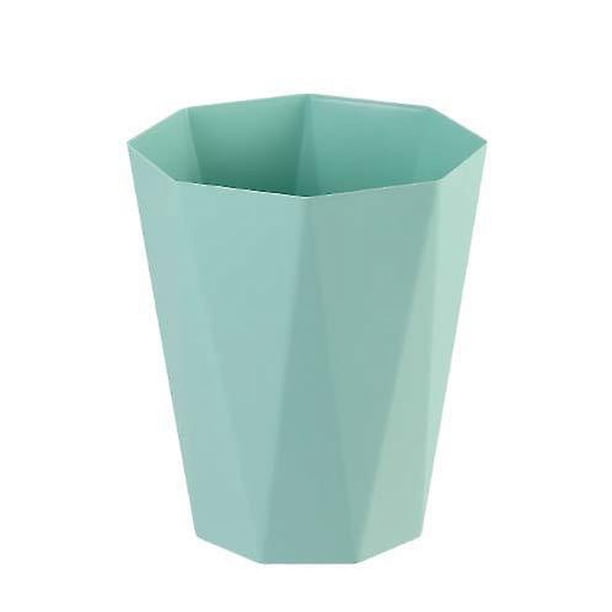 Papelera De Oficina De Plástico: Papelera Para La Cocina, La Oficina O Para La Cocina Y La Oficina (verde, Grande)