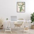 thumbnail image 3 of Stupell Industries Peacock & Cherry Blossoms Animals & Insects Painting Black Framed Art Print Wall Art, 24 x 30, 3 of 10