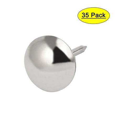 

7/16 Dia Stainless Steel Upholstery Tack Nail Decorative Thumbtack 35PCS