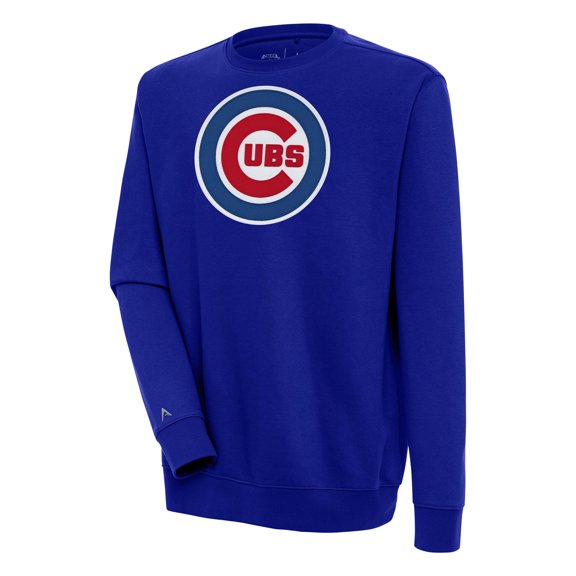 Men's Antigua Royal Chicago Cubs Victory Pullover Sweatshirt