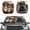 Animal Driving, variant on Jeiento Cute Black Cat Windshield Sun Shade Sunshades Car Cover Blocks UV Rays Sun Visor Protector Covers for Full Size Cars Pack of 2 Automobile Accessories Decor
