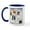 White/Navy Inside, variant on CafePress - Yellowstone NP Illustrated Ma Mug - 11 oz Ceramic Mug - Novelty Coffee Tea Cup