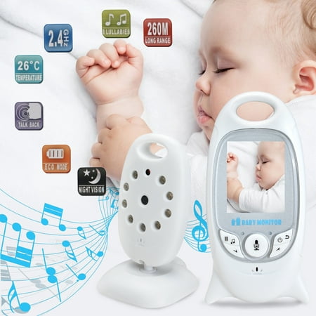 Video Camera Infant Baby Monitor Night Vision Temperature