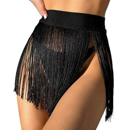 Xudanell Bathing Suit Cover Up for Women  Long Beach Wraps  Swimsuit Coverup Skirt  Stylish Elegant Bikini Cover Up for Swimwear (Black S)
