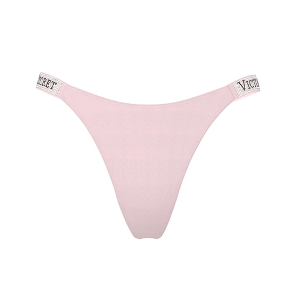 Tanga Victoria's Secret, muy sexy, con correa brillante, color rosa