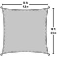 thumbnail image 2 of ShelterLogic Voile d'Ombrage Sable, Carrée, 2 of 3