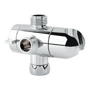 LIZEALUCKY 3 Shower Diverter Valve,Plastic Metal for Hand Held Shower Head and Fixed Head, Detachable for Bathroom Universal Shower System Replacement Parts