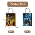 thumbnail image 2 of 16 Pcs For The Wild Robot Cartoon-Themed Party Favor Bags – 2 Styles Paper Gift Bags with Handles for Celebrations and Event Decor, 2 of 5