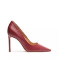 thumbnail image 2 of Schutz Lou Garnet Slip On Pointed Toe Slimmed-Down Stiletto Heeled Pumps (Garnet, 6), 2 of 5