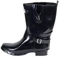 Forever Young Women's Short Strapped with Buckle Rain Boot