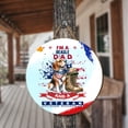 thumbnail image 3 of I'm a Beagle Dad and a Veteran, Nothing Scares me Happy Father's Day Round Wood Sign Beagles Dog Lover Gifts Idea Hanging Wall Home Decor - 00006, 3 of 5