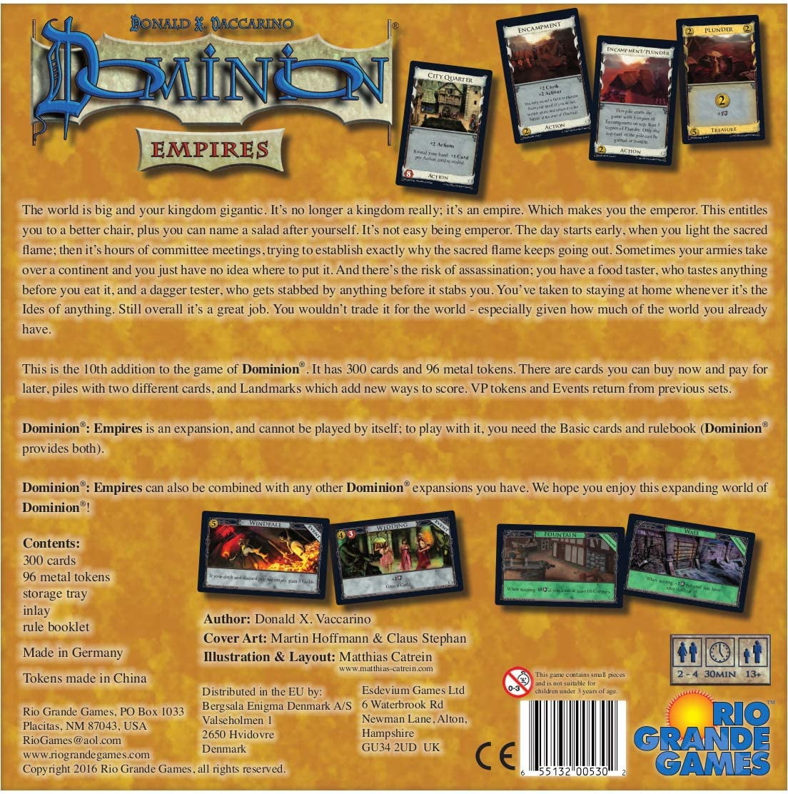 Dominion: Empires Board Game Expansion, by Rio Grande Games - Walmart.com