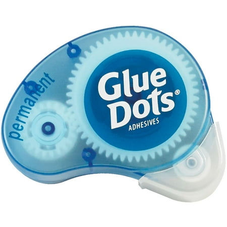 UPC: 0841436005449 | Dot N Go Permanent Glue Dots Dispenser Blue 6/Case GD118