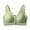 Green, variant on Womens Bras Front Closure Post Bra With Prosthesis Pockets Daily Wear Womens Seamless Jelly Bras 1 PC