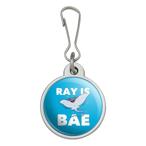 Ray is Bae Funny Humor Jacket Handbag Purse Luggage Backpack Zipper Pull Charm