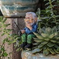 thumbnail image 7 of Old Man With Glasses Fishing Resin Craft Ornaments - Outdoor Garden Statue, Durable Resin, Artistic Detail, 7 of 7