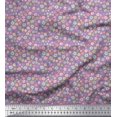 thumbnail image 1 of Soimoi polyester Crepe Fabric Flower Artistic Printed Craft Fabric by the Yard 52 Inch Wide, 1 of 3