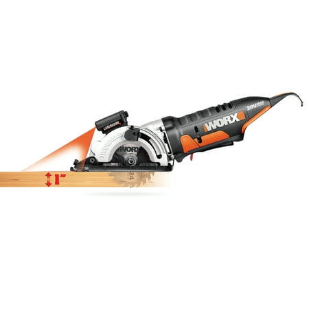 Cordless Circular Saw - WORX WX523L.9 20V Cordless Circular Saw With 3-3/8 Blade, Bare Tool (No Battery)