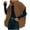 Coffee Vest, variant on Htigea Womens Fleece Vest Casual Sleeveless Jackets Sherpa Button Down Stand Collar Coats with Pockets White S
