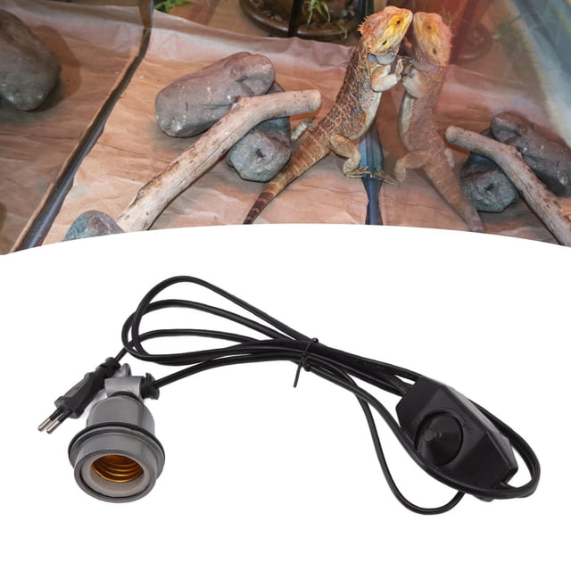 Portalámparas De Calor, Casquillo De Lámpara De Calefacción De Mecha De Cerámica Resistente A Altas Temperaturas Seguro Para Lámpara De Reptil