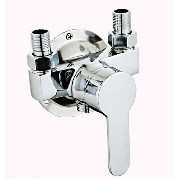 shower splitter shower head adapter shower diverter 3 way 3/4 Brass, shower head diverter with handheld mount Hot And Cold Tee Shower diverter,Chrome B