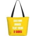 thumbnail image 3 of Custom Tote Bag With Logo Photo, Custom Bag, Personalized Shopping Bags Reusable Grocery Bags Bulk For Work Travel Gifts, 3 of 8