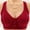 Red, variant on ZZwxWA Daisy Bras for Older Women 2025 Front Closure Bra Cotton Bra Full Coverage Comfortable Bra No Underwire Plus Size Bra