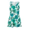 thumbnail image 4 of Ovzne Robes pour Femmes Robe d'Été Décontractée avec Poches Robe de Plage Bohème T-Shirts Robe Col en V Ample Robes de Vacances Imprimées Liquidation, 4 of 7