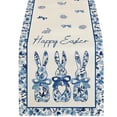 thumbnail image 2 of Linen Table Runner, Easter Party Decor With Flax Fabric, for Dining Room Table, A, 2 of 7