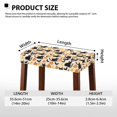 thumbnail image 7 of ZUXONGSY Halloween Black Cat Stool Covers Rectangle 2 PCS Counter Height Bar Stool Chair Covers with Elastic Bands Counter Stool Bar Chair Covers for Cafe Furniture Halloween Party Decor, 7 of 7