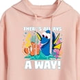 thumbnail image 3 of Disney Finding Dory - There's Always A Way - Juniors Cropped Pullover Hoodie, 3 of 5