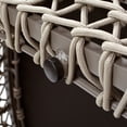 thumbnail image 5 of Willow 71" Upholstered Woven Patio Deep Seating Sofa Wheat Beige, 5 of 7