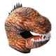 thumbnail image 2 of Máscara de dinosaurio, ligera y divertida, disfraz de Halloween para actuaciones en el escenario o cumpleaños. Marrón, 2 of 9