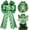Green, variant on Front Door Indoor Outdoor Decorations – Patriotic Burlap Bows with Red White Blue Stripe & Stars, Tree Topper Bow for 4th of July, Independence Day, Memorial Day, Veteran's Day