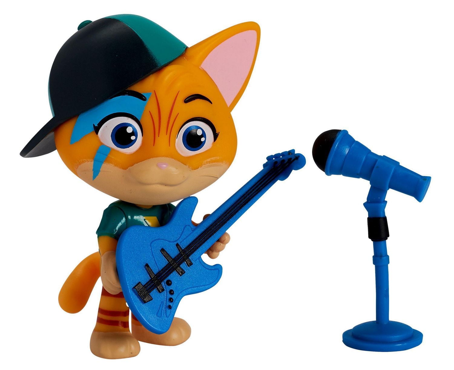 44 Cats - The Buffycats - 3" Lampo Figure with Guitar and Microphone Accessory