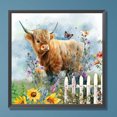 thumbnail image 1 of Cuadros Decorativos 5D bricolaje ronda completa taladro diamante pintura Cattlel Kit decoración del hogar (V4081) Wdftyju embutido en tela, 1 of 9